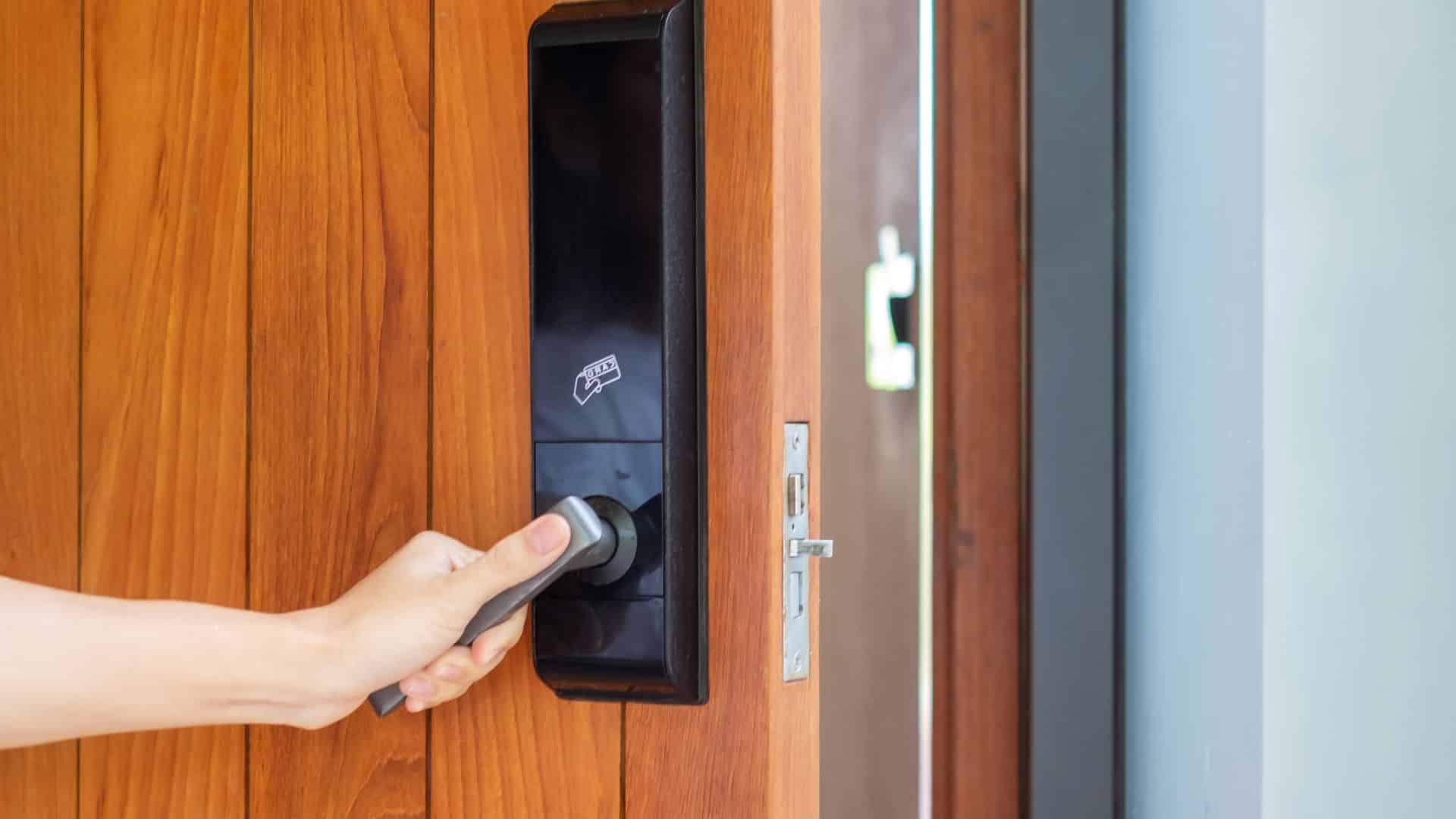 opening door for airbnb